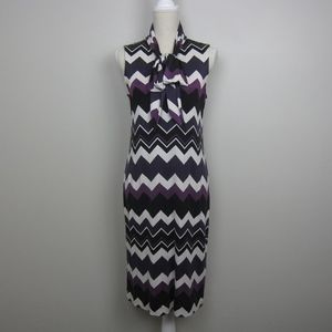 Tory Burch silk jersey chevron dress